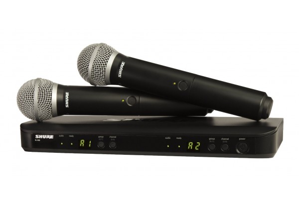 Bộ Microphone không dây Shure BLX288A/PG58